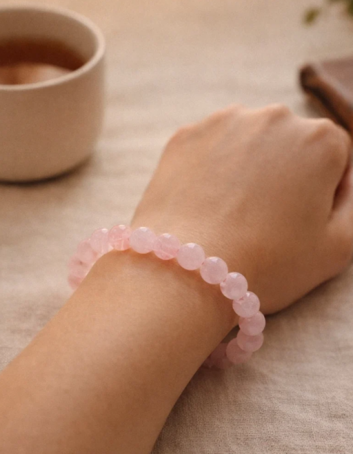 Rose Quartz Bracelet (Love and Harmony)